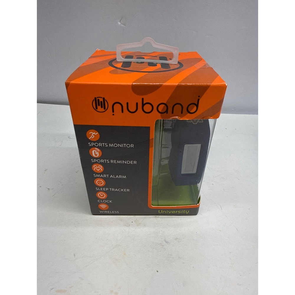 Nuband University Auburn Tigers Activity & SleepTracking Band NU-G0019NB-AUB New